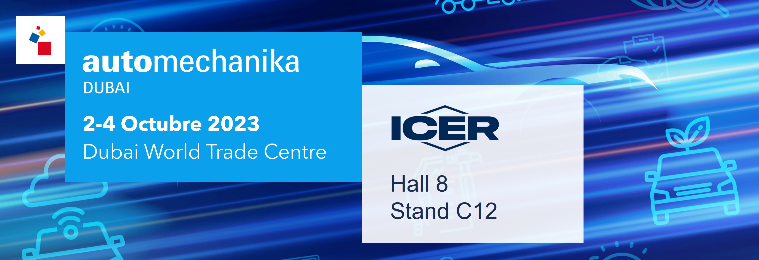 Icer en Automechanika Dubai 2023